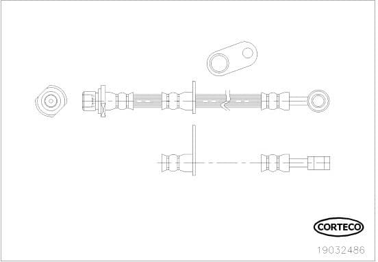Brake Hose 19032486