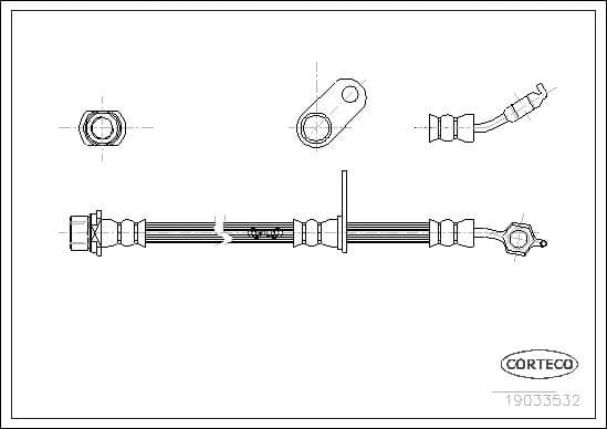 Brake Hose 19033532