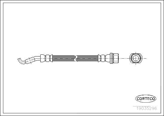 Brake Hose 19035296