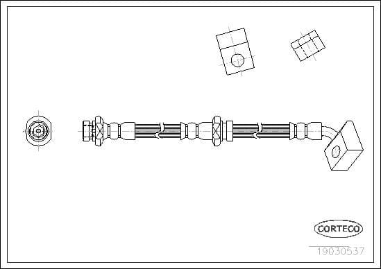 Brake Hose 19030537