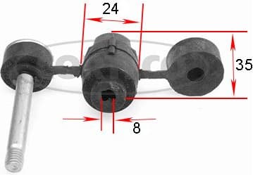 Mounting, stabiliser bar 21652487