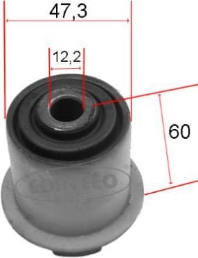 Mounting, control/trailing arm 21652928