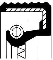 Seal, air compressor 01026501B