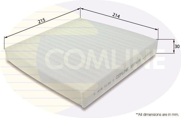 Filter, cabin air EKF418