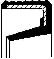 Shaft Seal, manual transmission 01033405B
