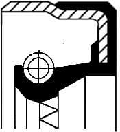 Shaft Seal, transfer case 01036457B