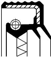 Shaft Seal, manual transmission 01034641B