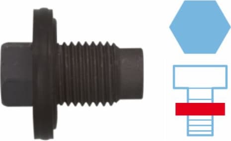 Screw Plug, oil sump 220073H