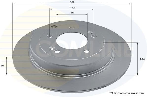 Brake Disc COATED ADC2984