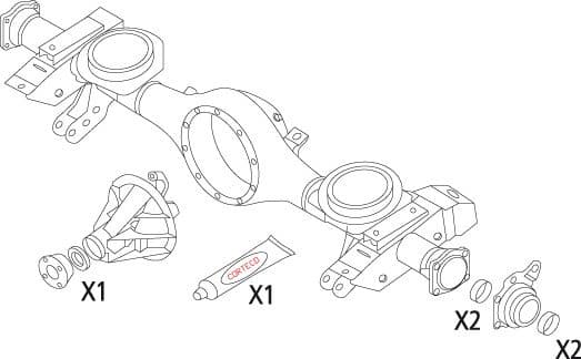 Gasket Set, differential 19535816 - image 2