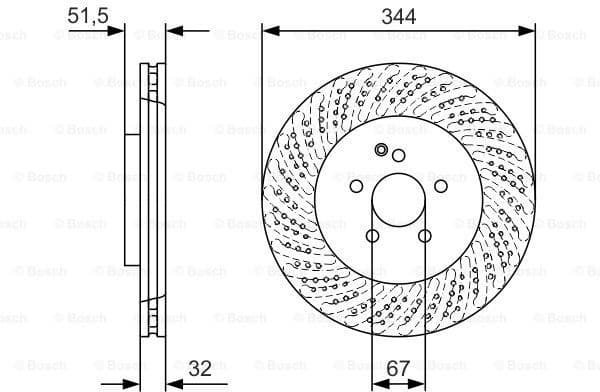 Brake Disc 0986479D07 - image 5