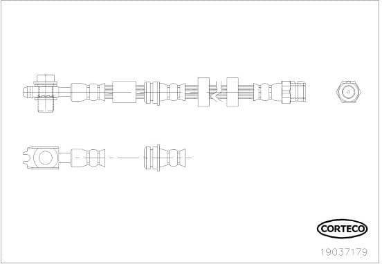 Brake Hose 19037179