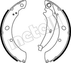 Brake shoes handbrake 53-0481