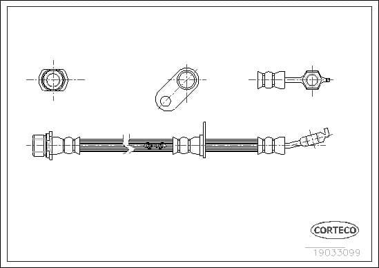 Brake Hose 19033099