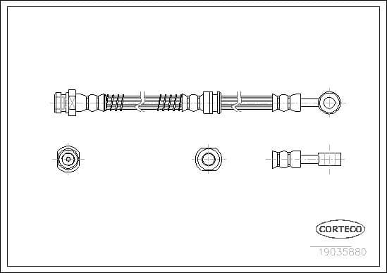 Brake Hose 19035880