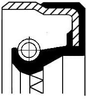 Seal differential-shaft 010 32876B