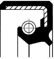Shaft Seal, differential 01033754B