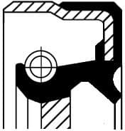 Seal differential-shaft 010 35821B - image 2