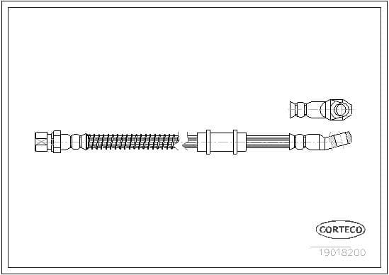 Brake Hose 19018200