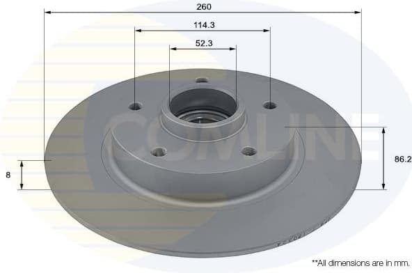 Brake Disc COATED ADC3031