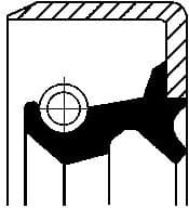 Shaft Seal, wheel hub 19026238B