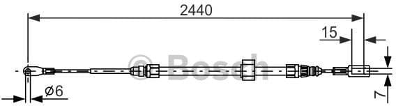 Cable Pull, parking brake 1987477880
