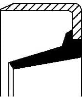 Shaft Seal, wheel hub 12011541B