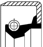 Shaft Seal, manual transmission 12001623B