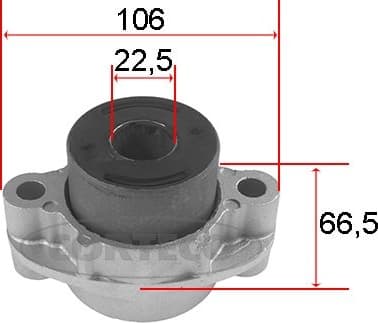 Mounting, control/trailing arm 80001520