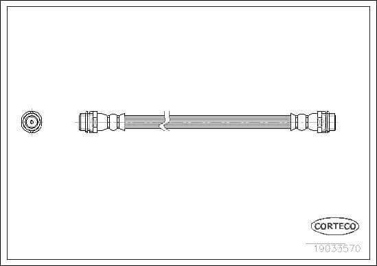 Brake Hose 19033570
