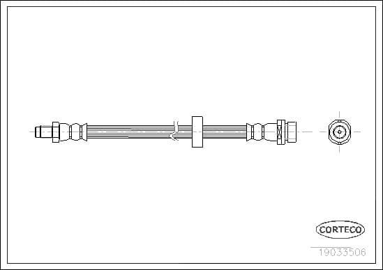Brake Hose 19033506