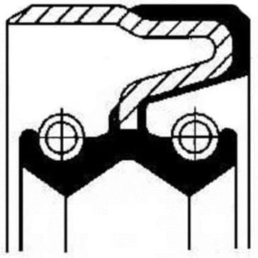 Shaft Seal, transfer case 01018315B