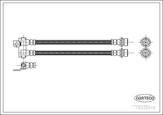 Brake Hose 19032416