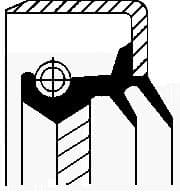 Shaft Seal, differential 01020677B