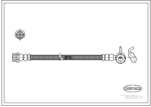 Brake Hose 19035072