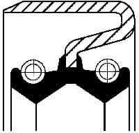 Shaft Seal, transfer case 19033938B