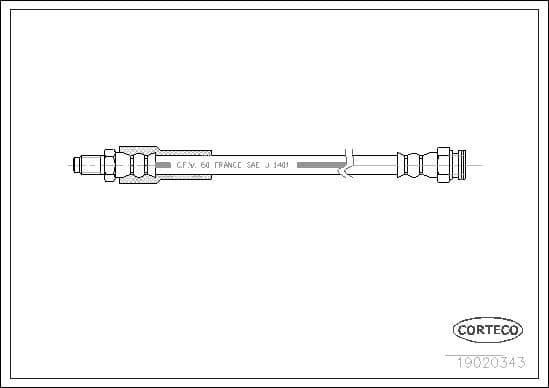 Brake Hose 19020343