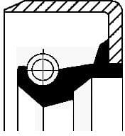 Shaft Seal, manual transmission 19015082B