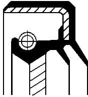 Shaft Seal, crankshaft 15030309B