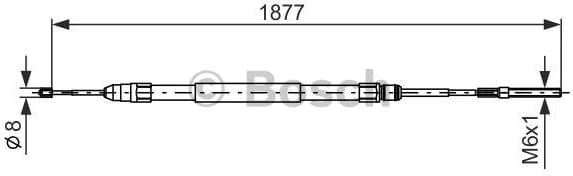 Cable Pull, parking brake 1987477694
