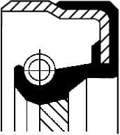 Shaft Seal, manual transmission 01019285B