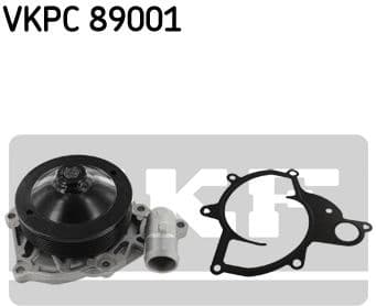 Water Pump, engine cooling VKPC89001