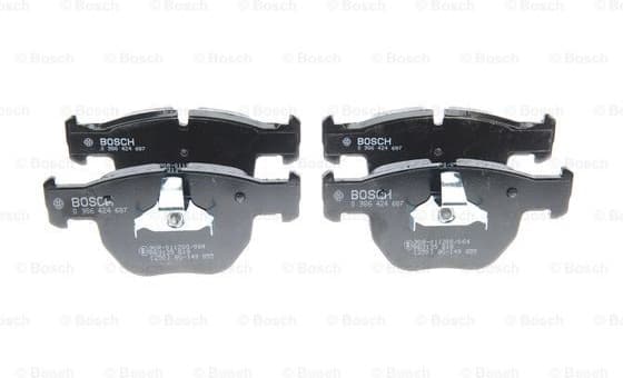 Brake Pad Set, disc brake 0986424687