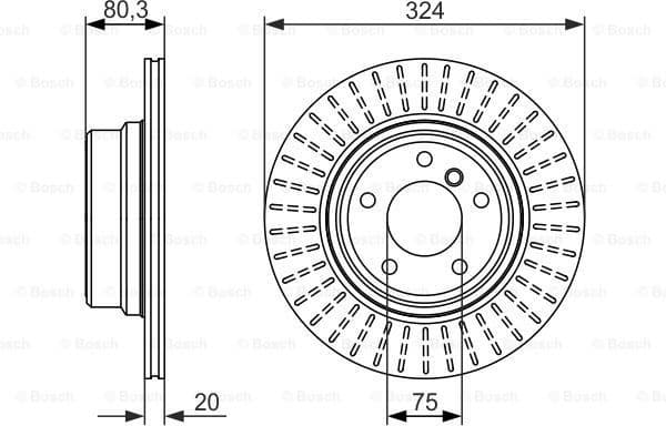 Brake Disc 0986479350