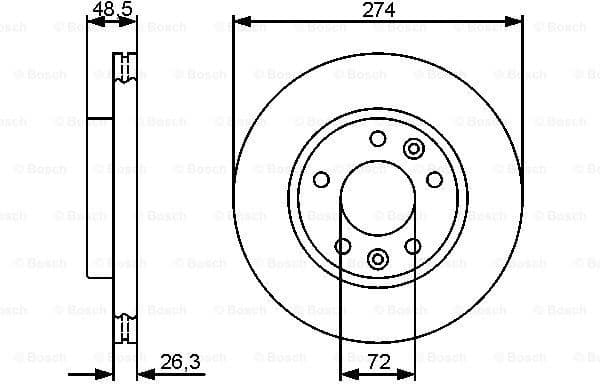 Brake Disc 0986479444