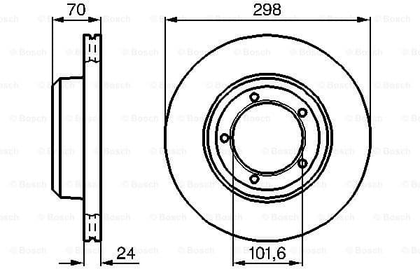 Brake Disc 0986478824 - image 5