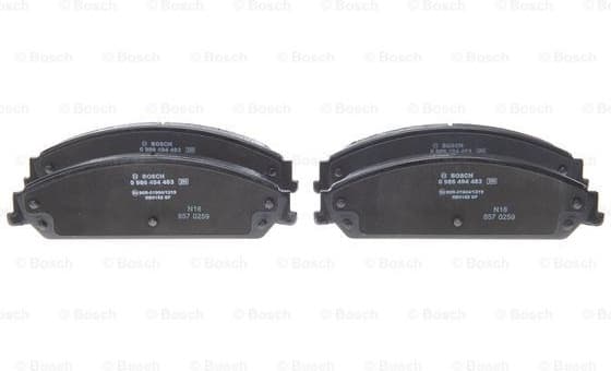 Brake Pad Set, disc brake 0986494483