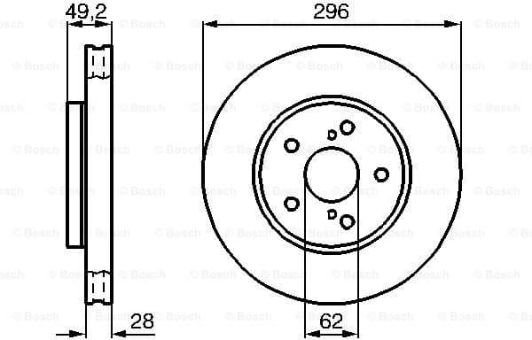 Brake Disc 0986478968 - image 5
