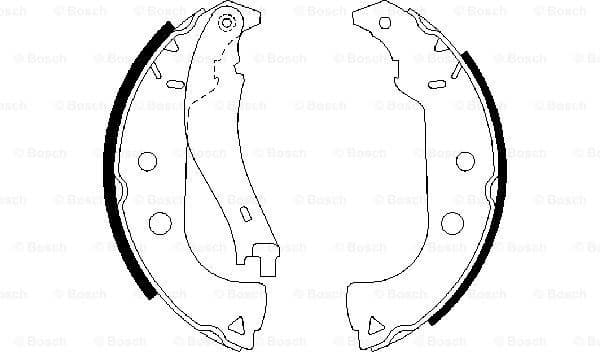 Brake Shoe Set 0986487629 - image 5
