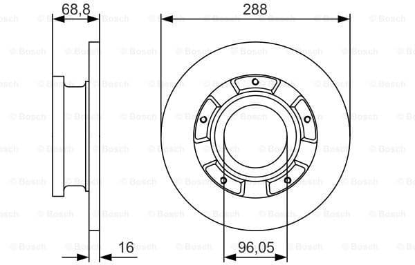 Brake Disc 0986479A50 - image 5